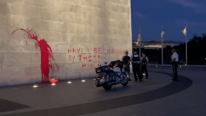 Jack white sponsored park vandalized