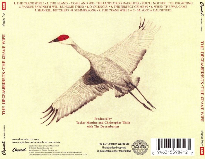 The crane wife 3 the decemberists cover