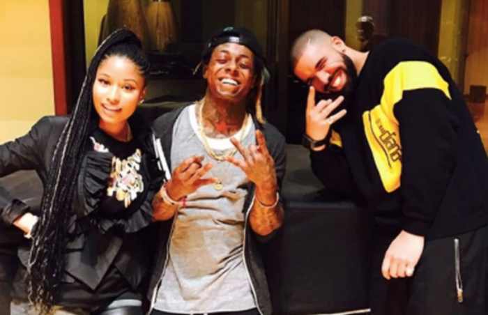 Photos of Nicki Minaj, Drake and Lil Wayne at the 2017 Billboard Music ... Nicki minaj teams up with drake and lil wayne for new song tk listen
