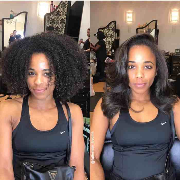 Silk Press Natural Hair Tutorial | Examples and Forms Silk Press Natural Hair