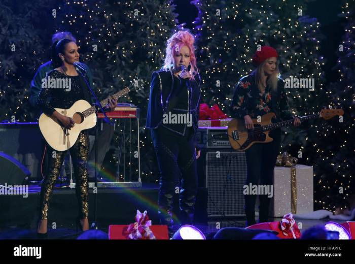 85th Annual Hollywood Christmas Parade - SHOW Featuring: Cyndi Lauper ... The hives team with cyndi lauper for christmas song