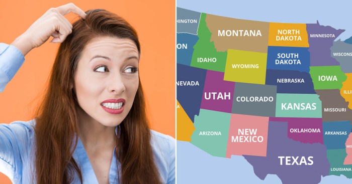 50 States Map Quiz 1 Identify the State on US Map - Etsy US States Personality Ranks Quiz