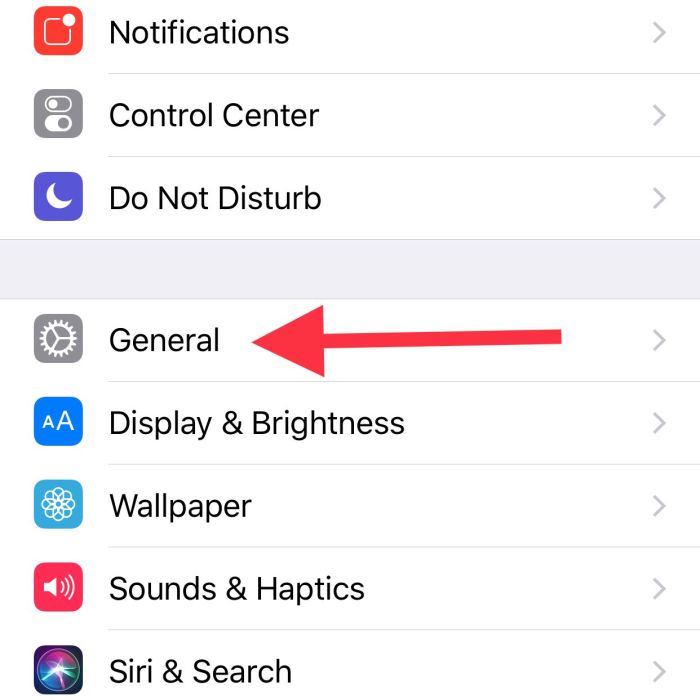 Reset Network Settings on iPhone