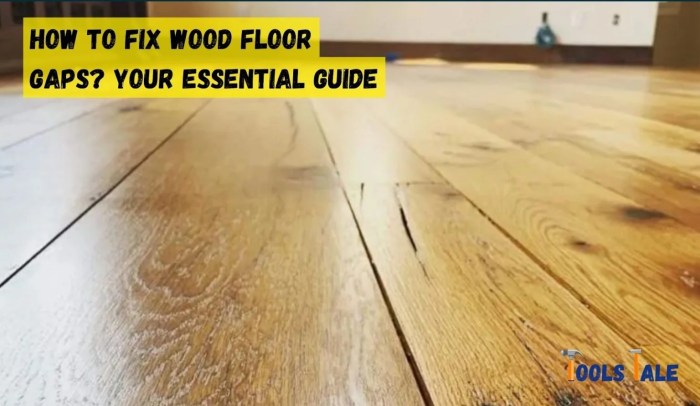 Fill in Gaps in Wooden Floors