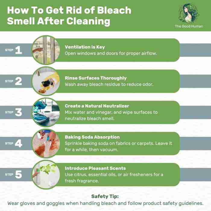 Get Rid of Bleach Smell