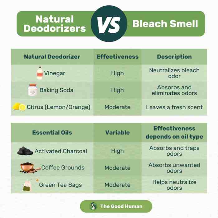 Get Rid of Bleach Smell