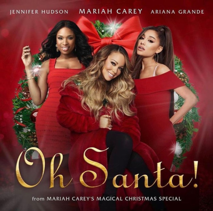Mariah Carey, Ariana Grande, & Jennifer Hudsons Oh Santa Listen