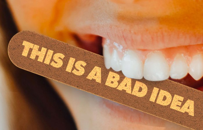 File Down a Sharp Tooth