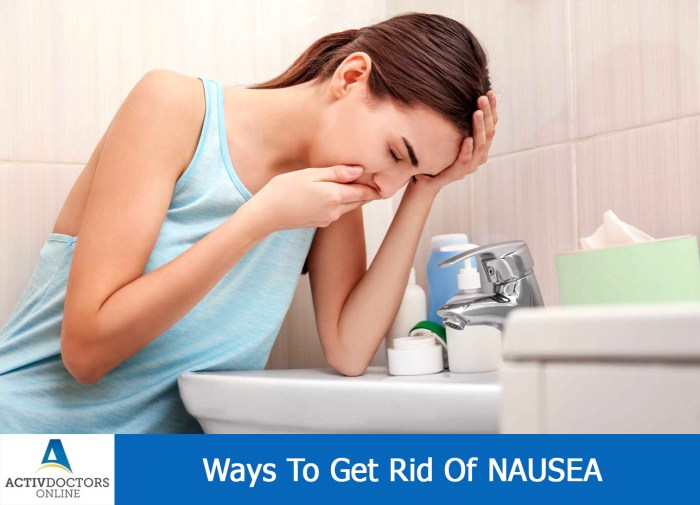 Get Rid of Nausea Fast