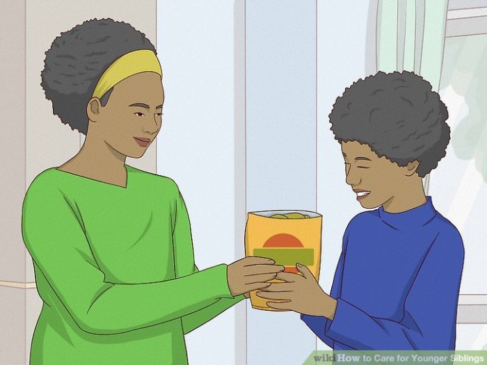 3 Ways to Care for Younger Siblings - wikiHow Care for Younger Siblings
