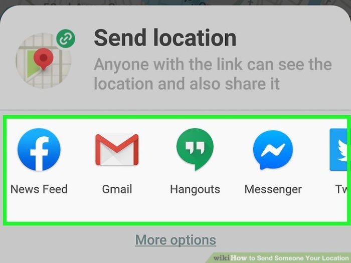 Send Someone Your Location