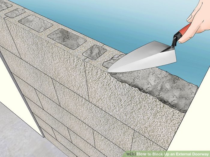 Block Up an External Doorway