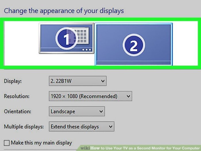 How to Use Your TV as a Second Monitor for Your Computer Use Your TV as a Second Monitor for Your Computer
