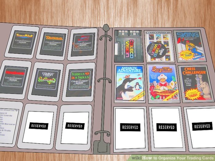 Organize Your Trading Cards