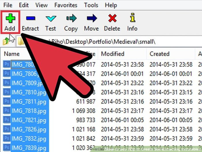 Use 7Zip to Create Self Extracting excutables