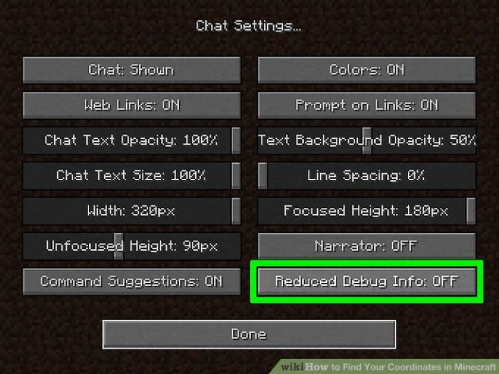 Find Your Coordinates in Minecraft
