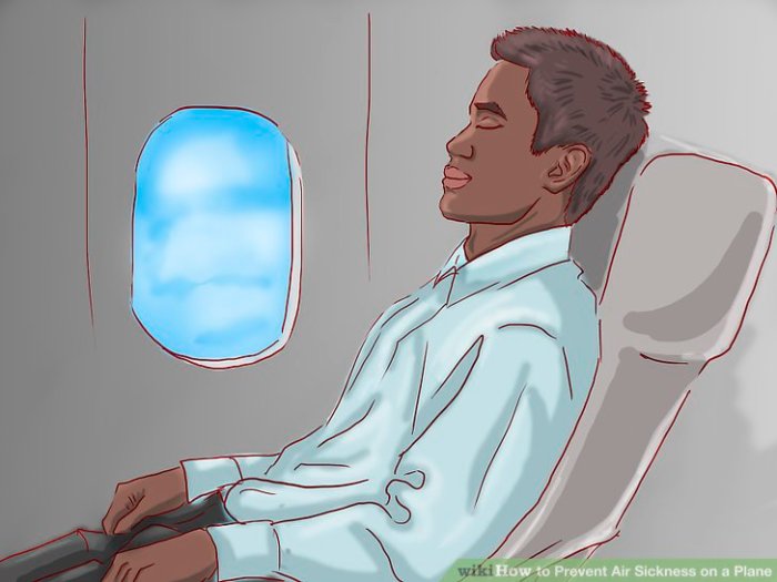 Prevent Air Sickness on a Plane