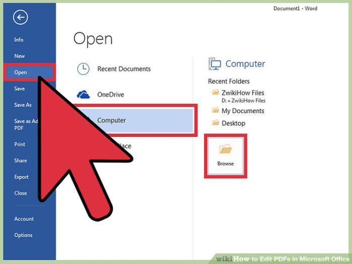 Edit PDFs in Microsoft Office