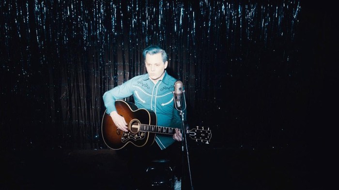 Jack white performs alone in my home would you fight for my love gets interviewed on ellen