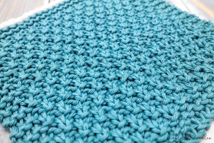Knit the Moss or Seed Stitch