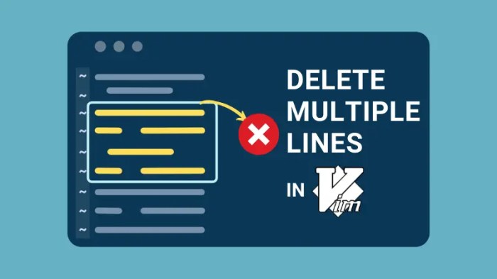 How to Delete Multiple Lines in Vim Vim How to Delete Lines