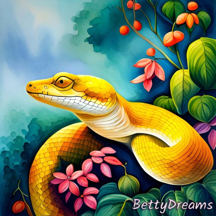 Yellow Snake in a Dream Unveiling Secrets