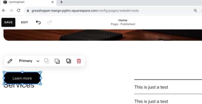 Insert Buttons in an HTML Website