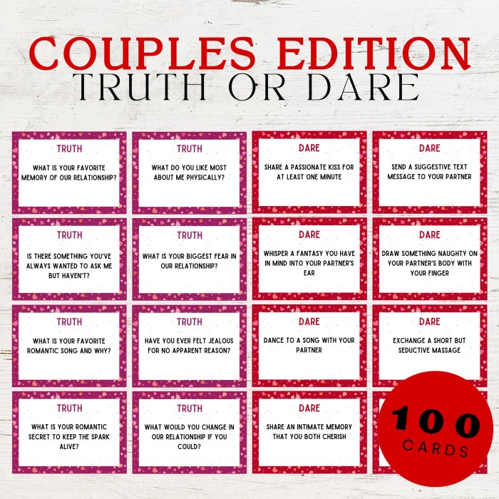 Truth or Dare Questions for Couples Spark Connection