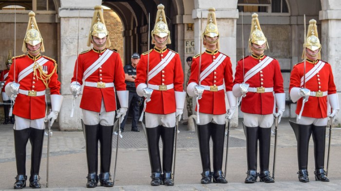 Guards ready to go