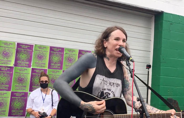 FLOOD - In Conversation: Laura Jane Grace on Her Upcoming Show at Four ... Laura jane grace announces show at philadelphias four seasons total landscaping