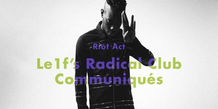 Watch le1f perform gomorrah at pitchforks unofficial cmj event at villain last week