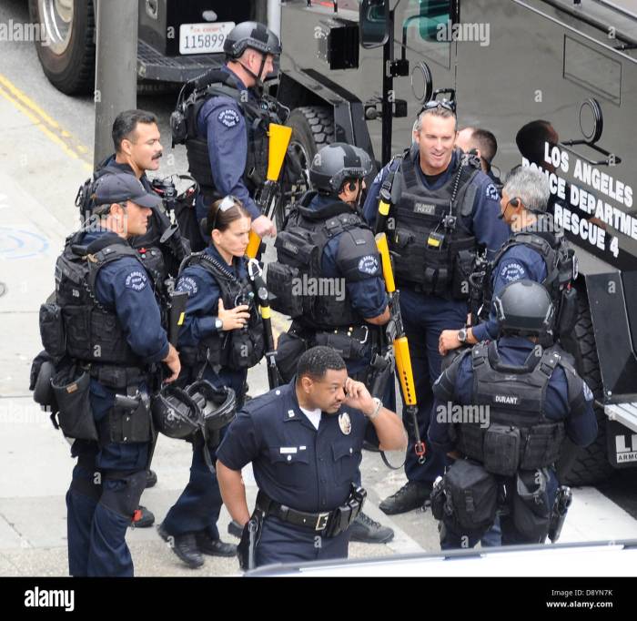 Los angeles police department she came through again