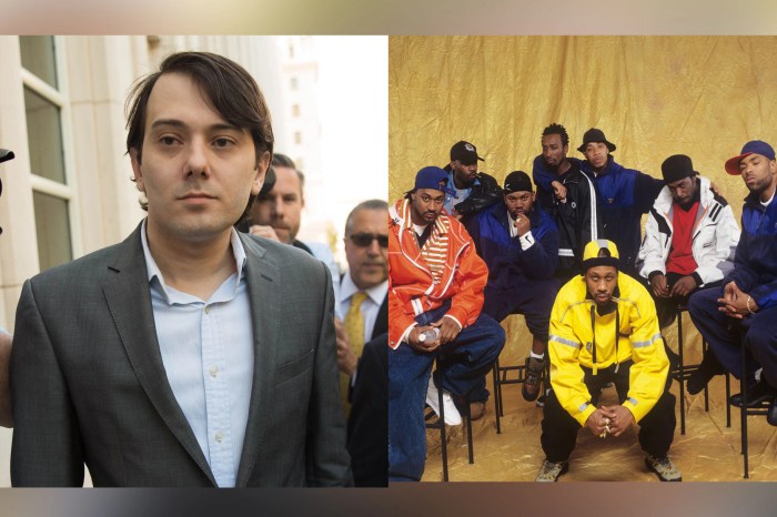 Martin shkreli to sell rare one of one wu tang album