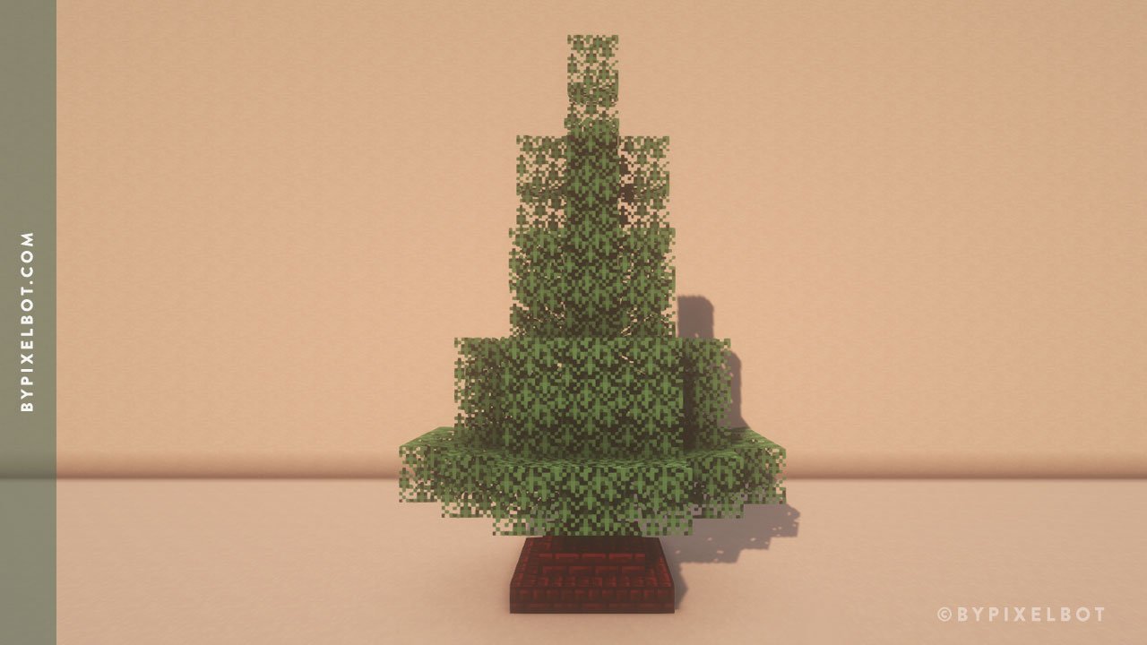 Make a Christmas Tree on Minecraft