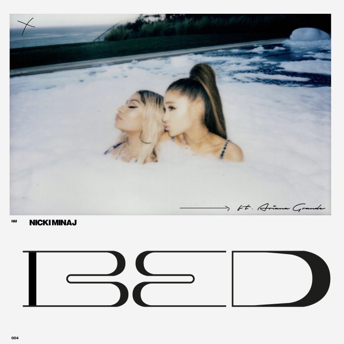 Nicki Minaj - BED (ft. Ariana Grande) Lyrics / Lyric Video - YouTube Listen to nicki minaj and ariana grandes new song bed
