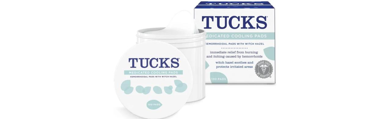 Tucks Pads vs Witch Hazel Pads Reviews for Hemorrhoids - Is the DIY ... Use Tucks Pads for Hemorrhoids