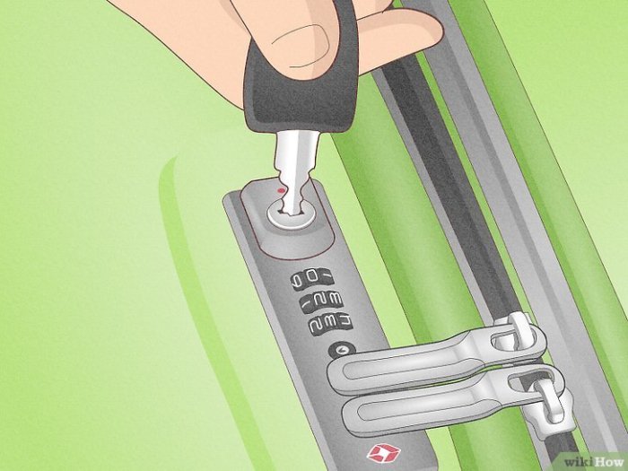Set a Samsonite Lock