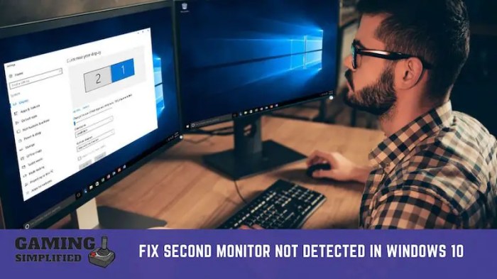 Second Monitor Not Detected