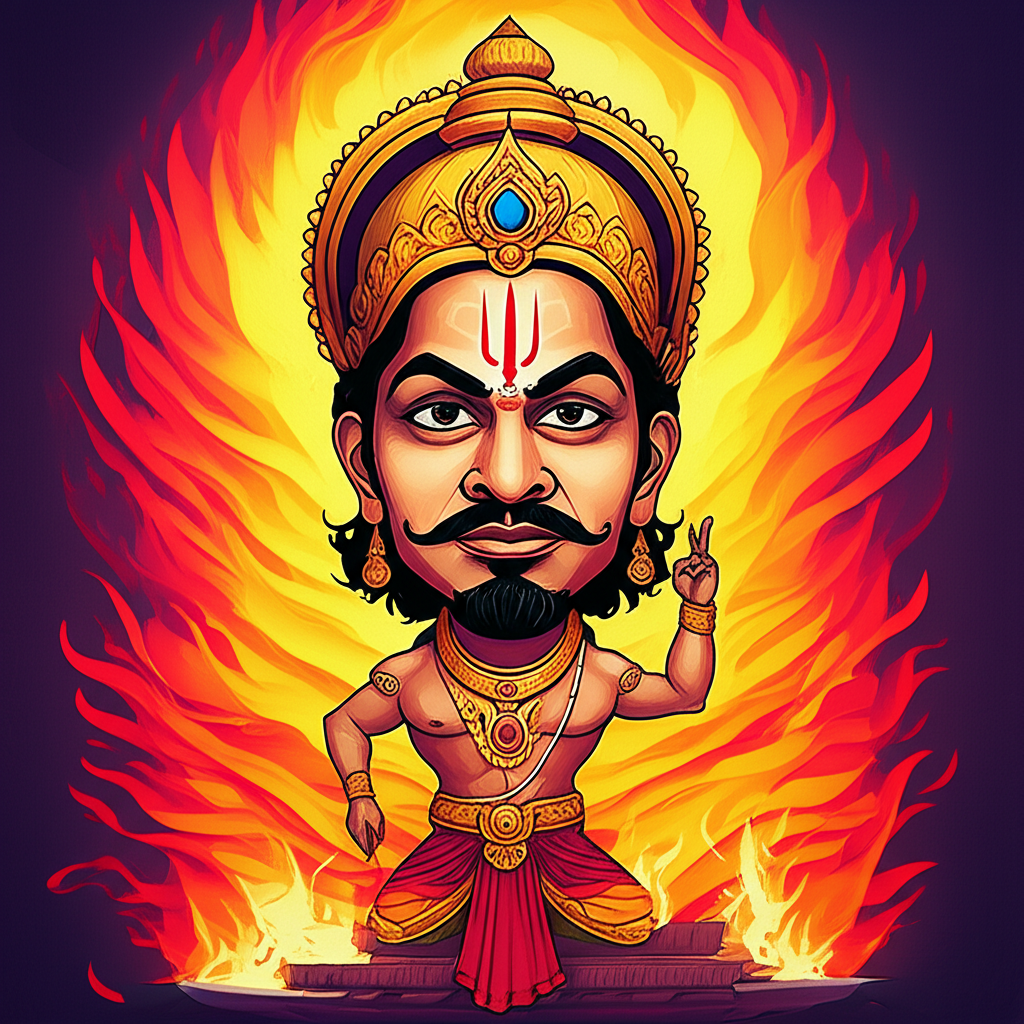 Agni and the Trial of the Khandava Forest: A Tale from Ancient India