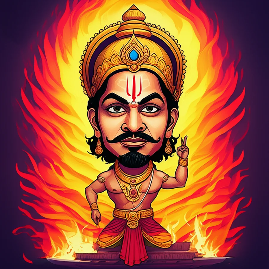 Agni and the Trial of the Khandava Forest: A Tale from Ancient India