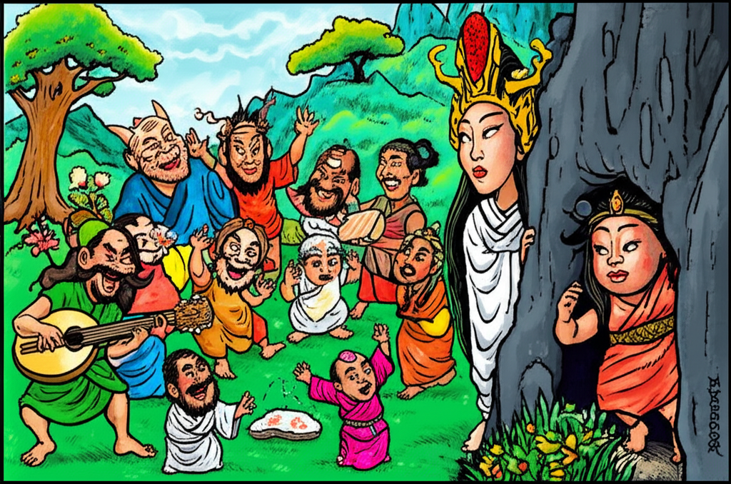 Amaterasu’s Cave: A Tale from the Land of the Rising Sun