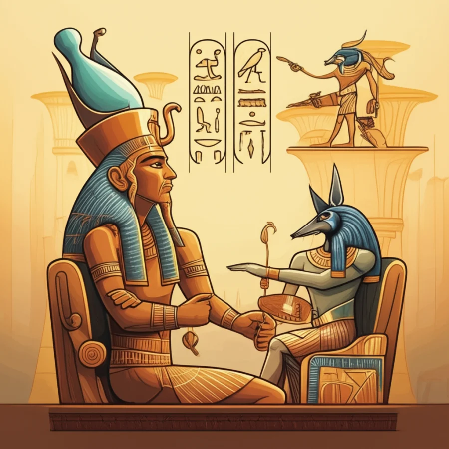 Amun and the Journey of Contendings of Horus and Set: A Tapestry of Ancient Egyptian Myth