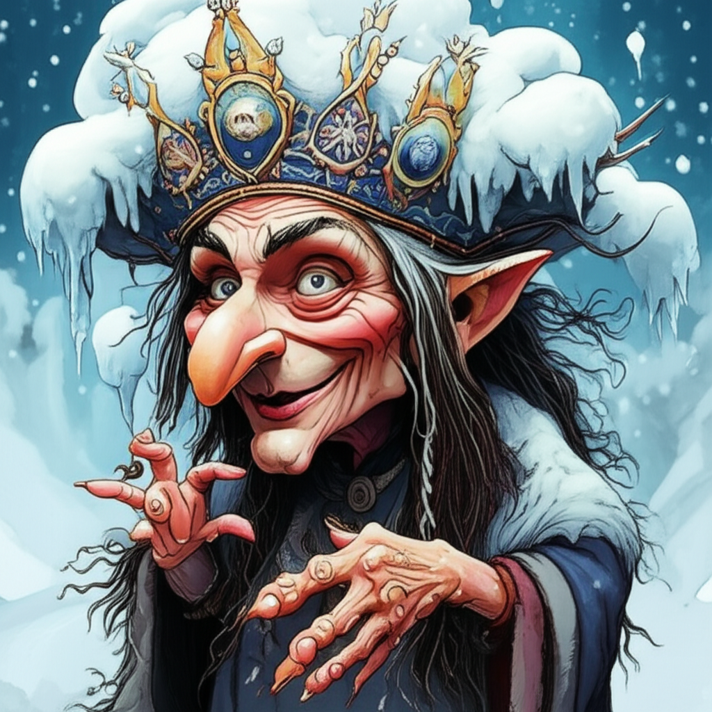 Baba Yaga and the Crown of Winter: A Journey Through Slavic Folklore