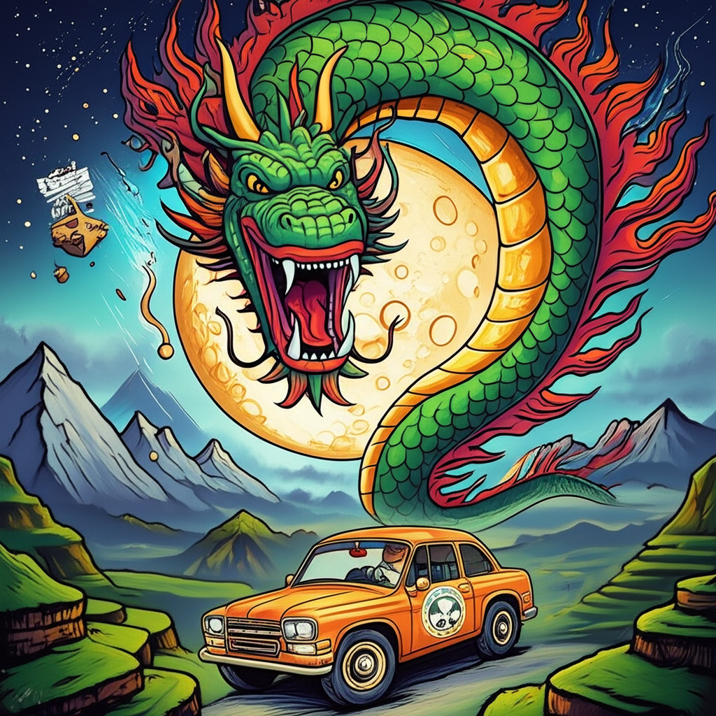 Bakunawa and the Moon: Etching the Stairways to the Sky