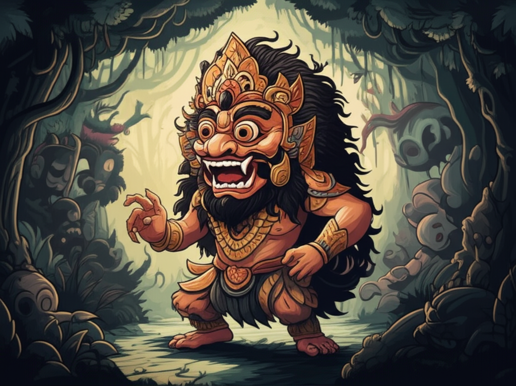 Barong and the Forest of Shadows: A Glimpse into Balinese Folklore