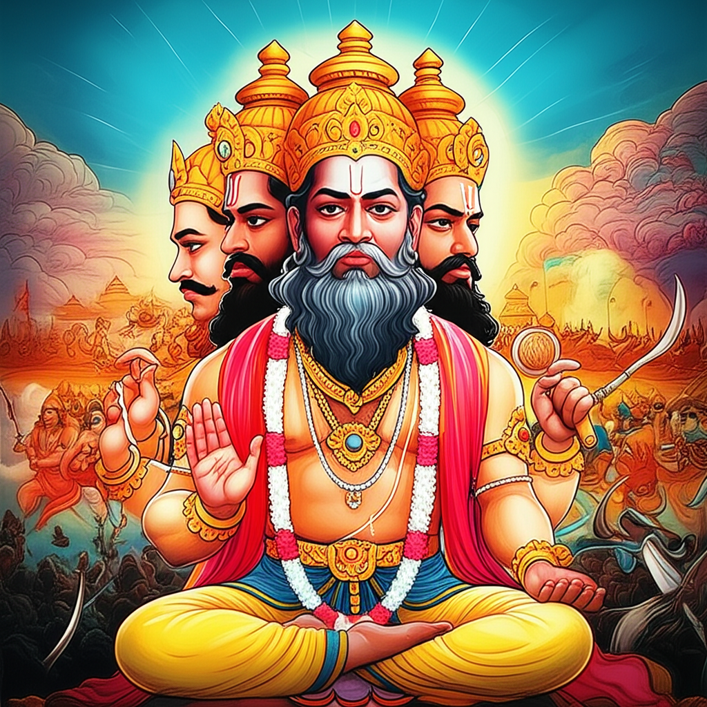 Brahma and the War of Mahabharata Episodes