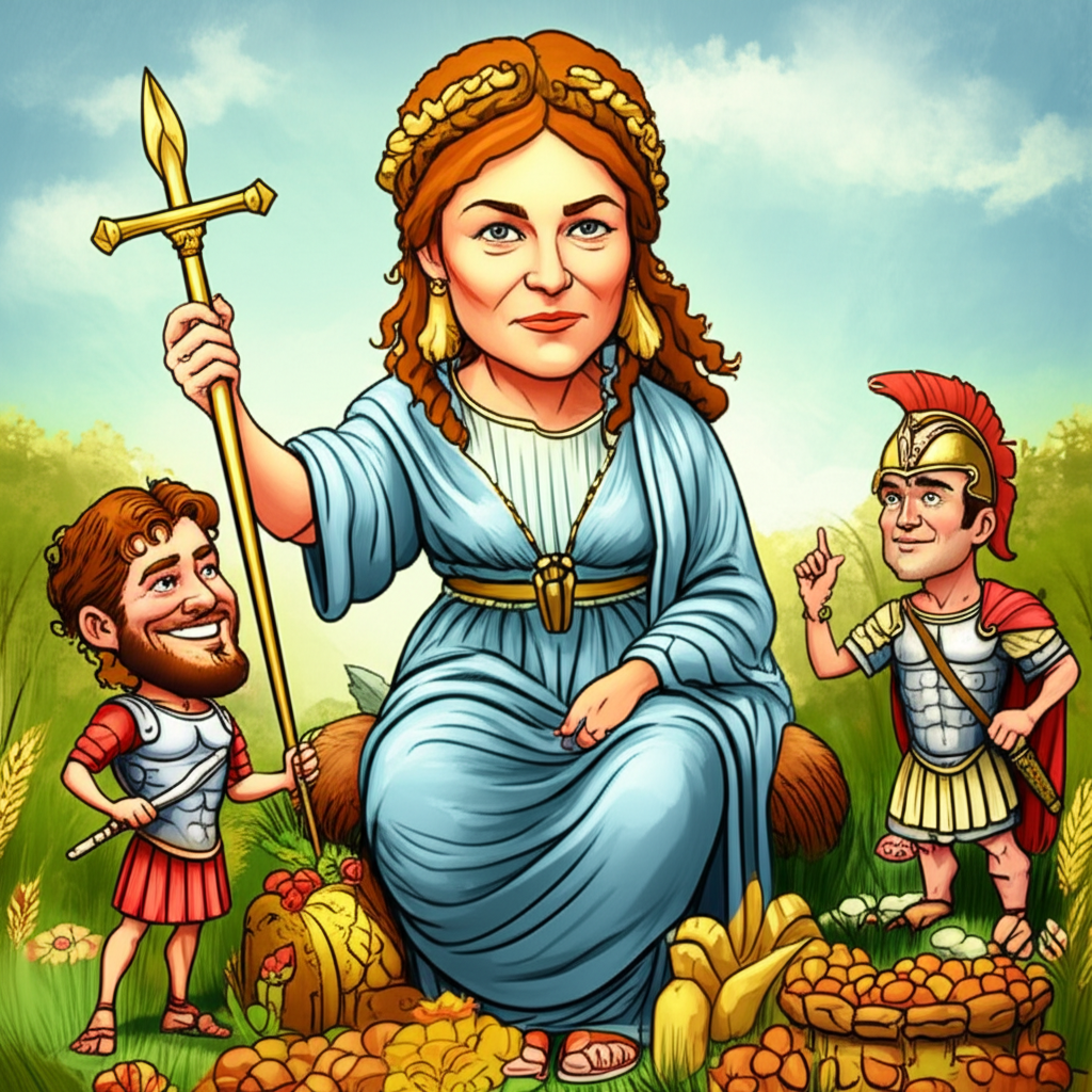 Ceres and the Oath of Founding of Rome: A Mythological Tapestry