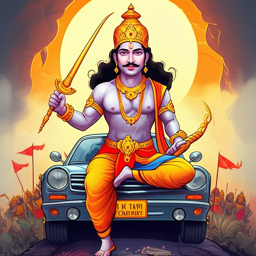 Chandra and the War of Kurukshetra: A Tapestry of Ancient Lineage and Conflict