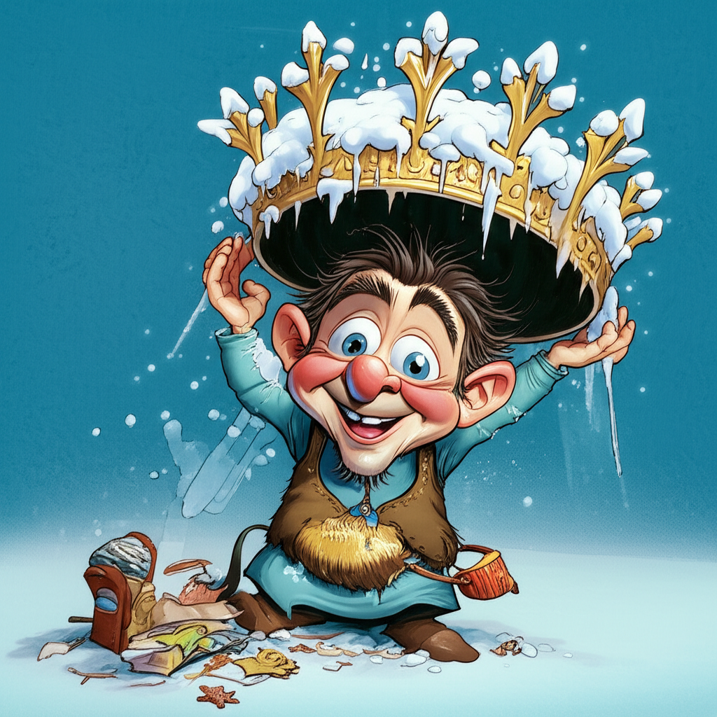 Domovoi and the Crown of Winter: A Slavic Folktale