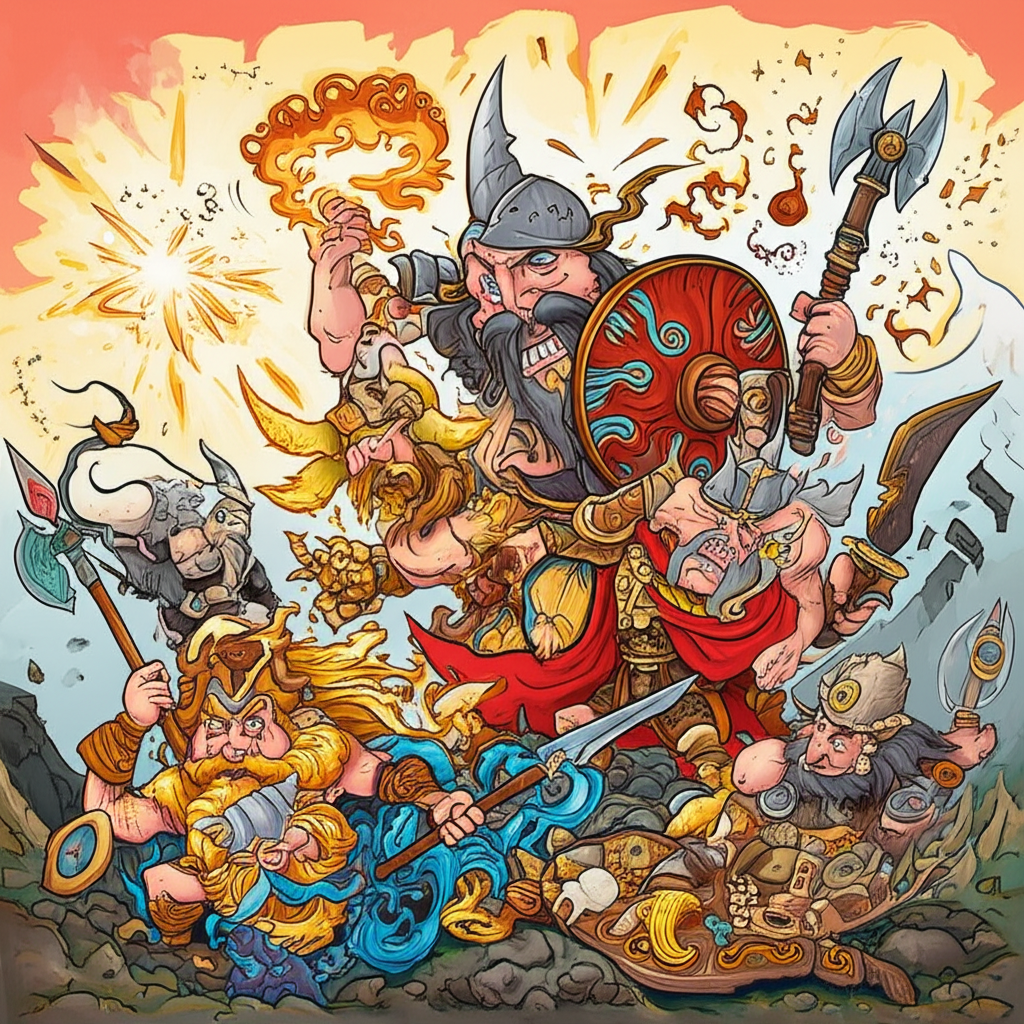 Echoes from the Frosty Peaks: The Aesir-Vanir War and the Songs of Jotunheim